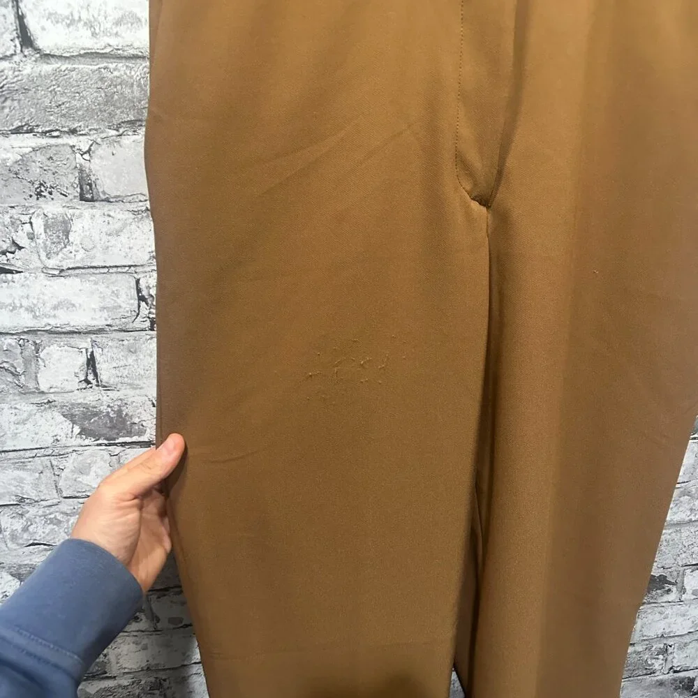 EUC Nicole Miller New York Women's Brown Trousers Size 8 - Picture 4 of 13